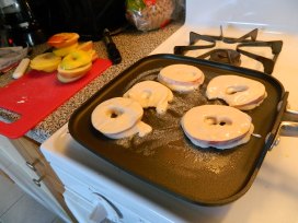 Apple Pancakes on the Griddle, ©ontoywin, 2011